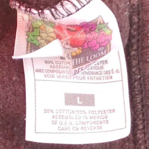 Vintage Fruit of the Loom Sweat Pants with Ankle Cuffs Men's Size Large - Picture 4 of 10